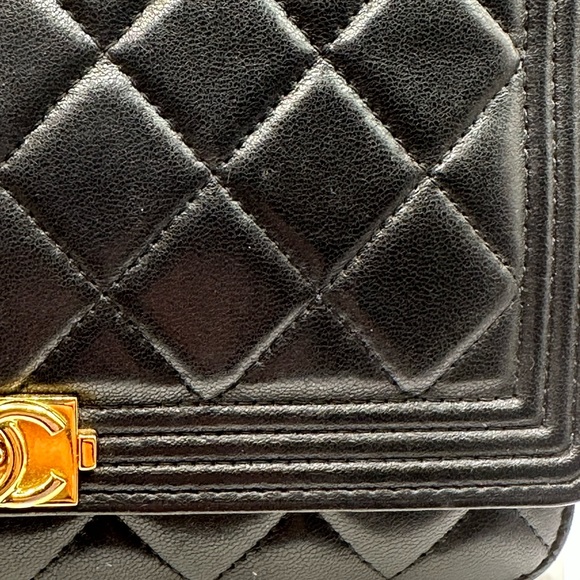 CHANEL LAMBSKIN WOC BOY BAG 2015-2016 - Picture 5 of 12